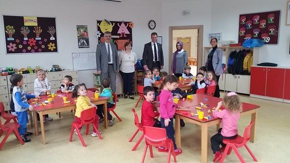 İlçe Milli Eğitim Müdürümüz Sayın Ercan GÜLSUYU´nun Şirinköy Anaokulu Ziyareti